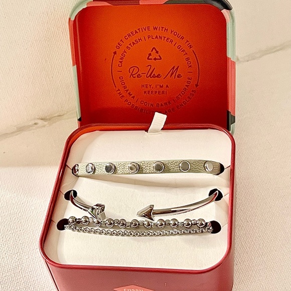 NEW Fossil Bracelet Trio Gift Set - Picture 3 of 9